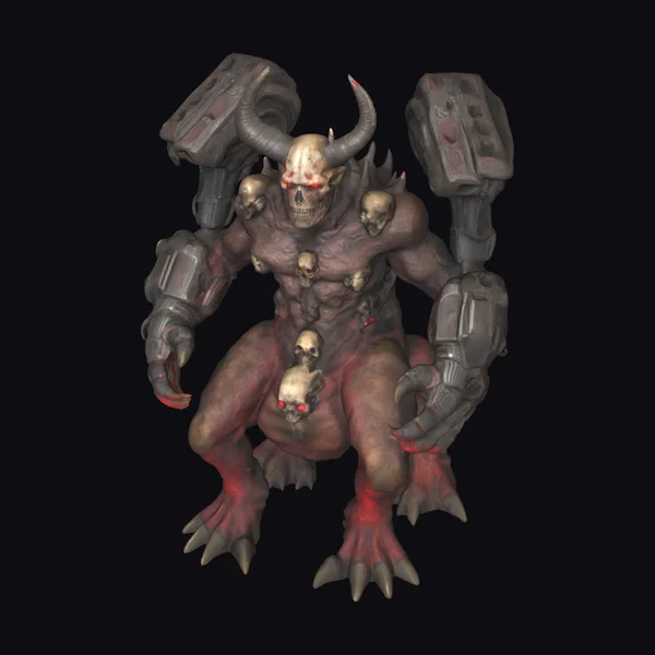 Demonic Horned Beast Creature