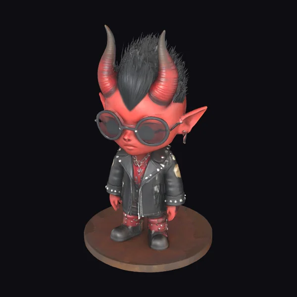 Punk Demon Plush Toy