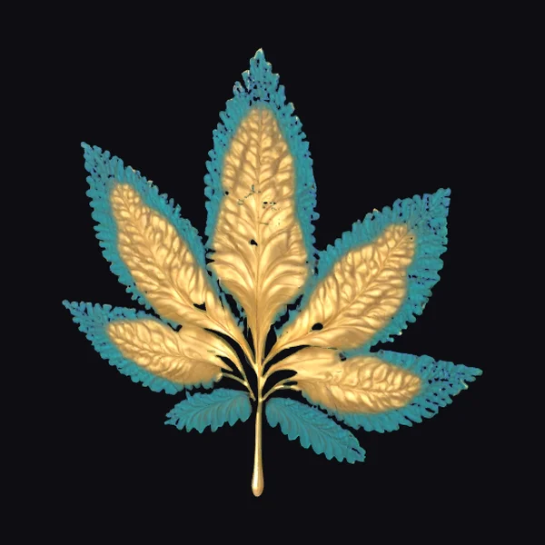 Golden Leaf Decoration