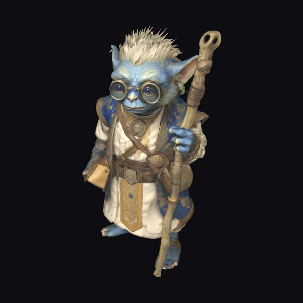 Mystic Blue Goblin Mage
