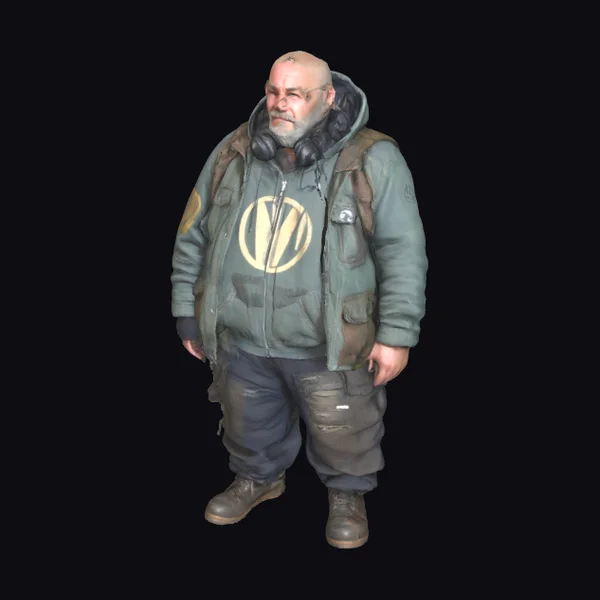 Weathered Urban Outfit Man