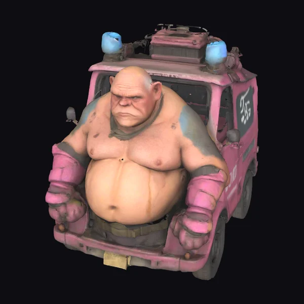 Pink Truck Road Warrior