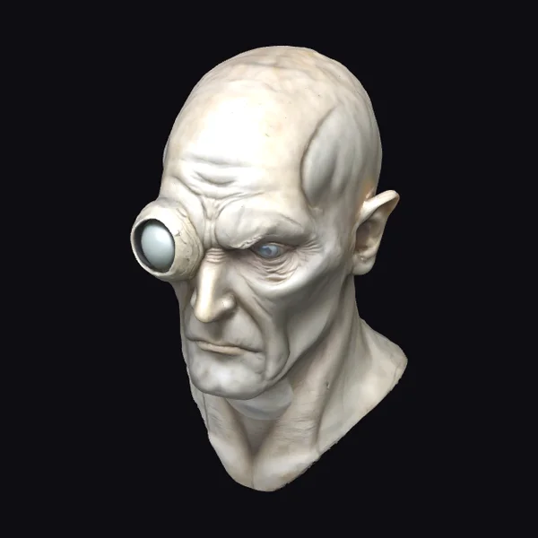 Cyclops Humanoid Head
