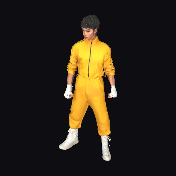 Martial Arts Man Yellow