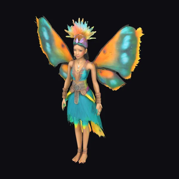 Rainbow Fairy with Wings