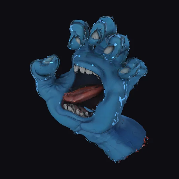 Screaming Blue Hand