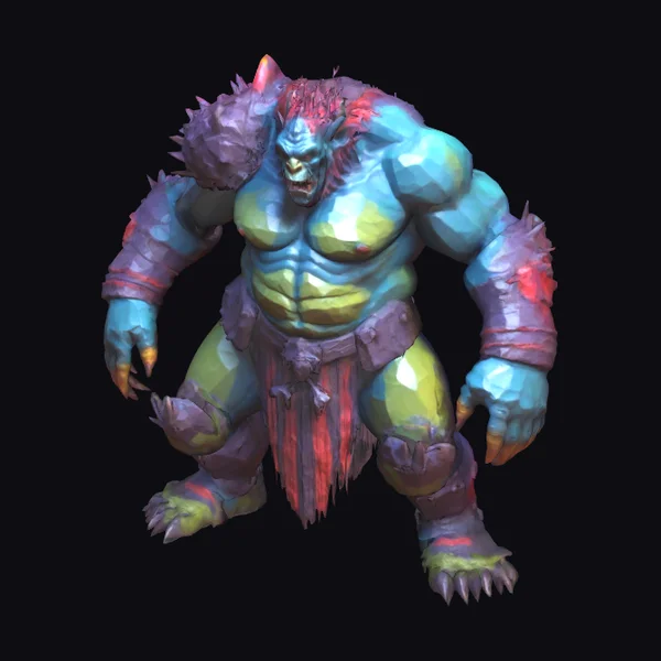 Albino Beast Muscular Creature