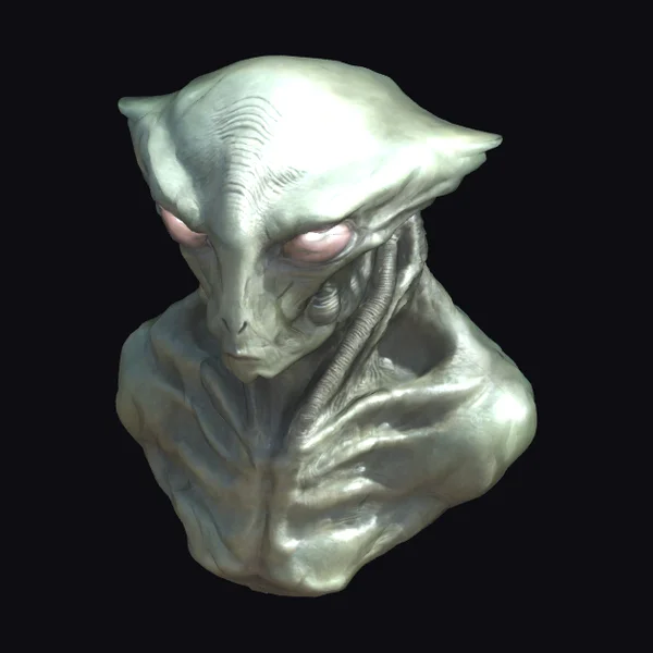 Alien Creature Bust