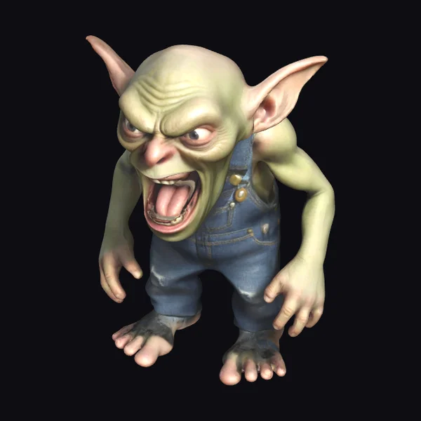 Bald Ogre in Overalls