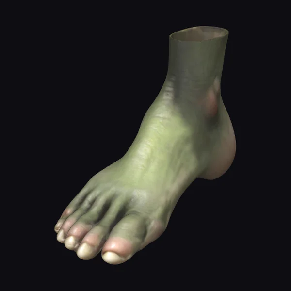 Green Human Foot