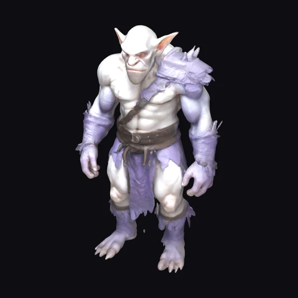 Albino Cave Troll Creature