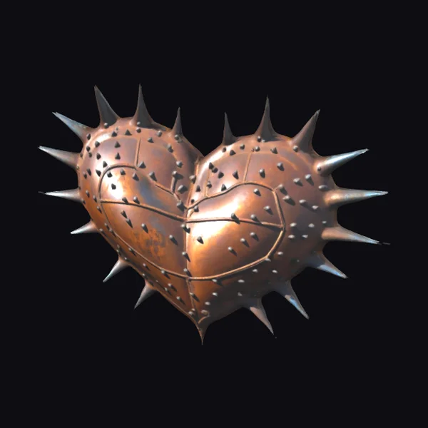 Thorn Heart Sculpture