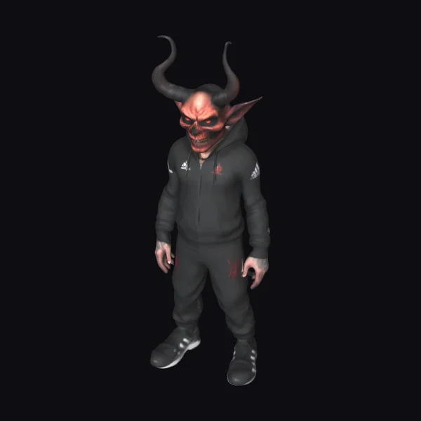 Demon in Adidas Tracksuit