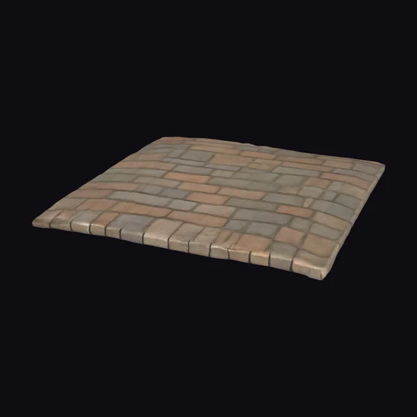 Worn Cobblestone Tile