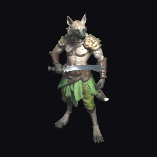 Hyena Warrior with Sword