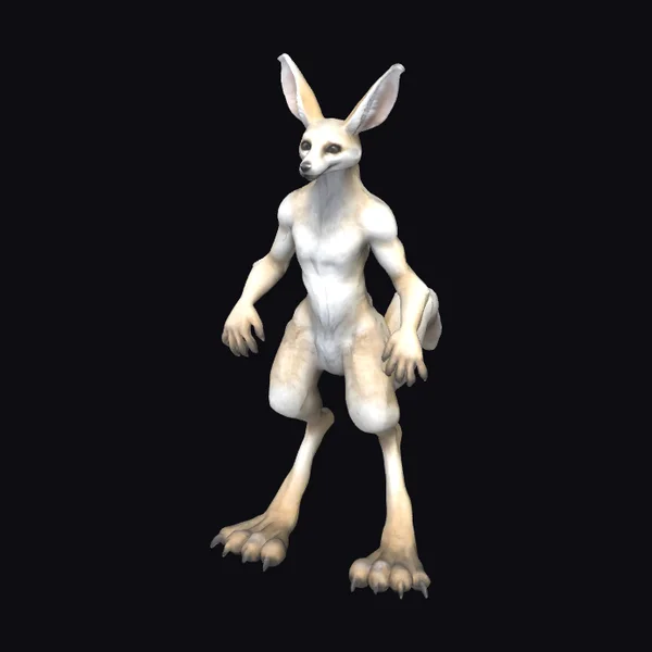 Anthro Kangaroo Fennec