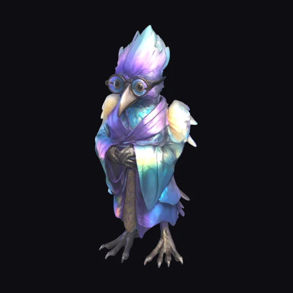 Iridescent Bird Scholar