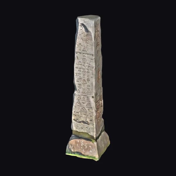 Ancient Carved Menhir Monument