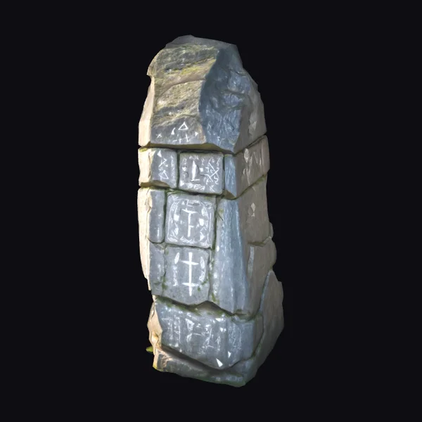Ancient Rune Stone Monument