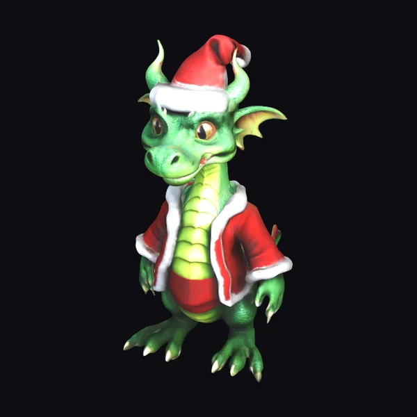 Green Dragon Santa Outfit
