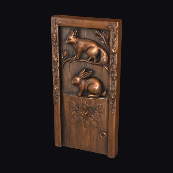 Copper Fox Rabbit Panel