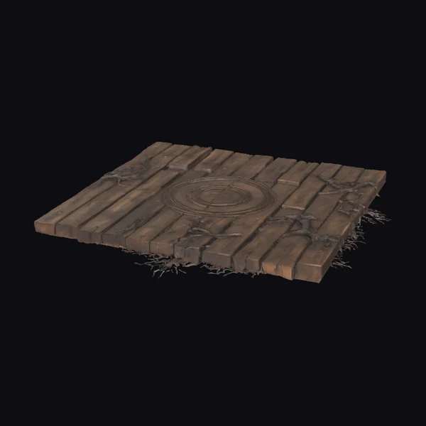 Ancient Wooden Target