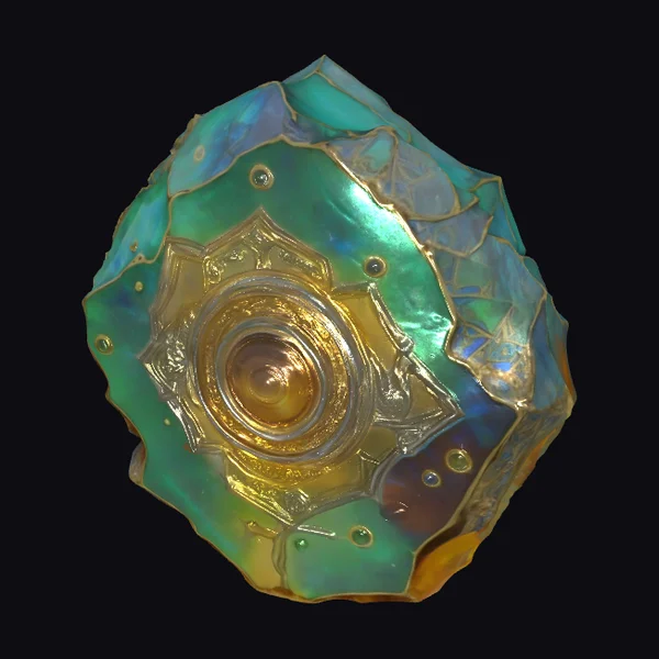Iridescent Gemstone Core