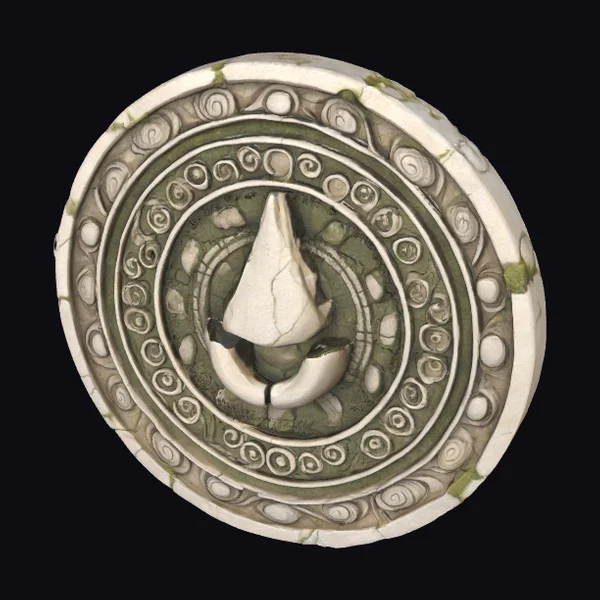 Ancient Stone Circular Emblem