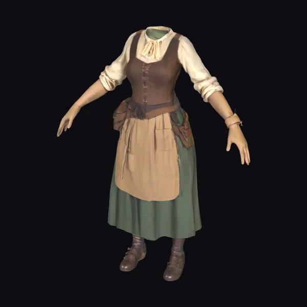 Medieval Artisan Outfit