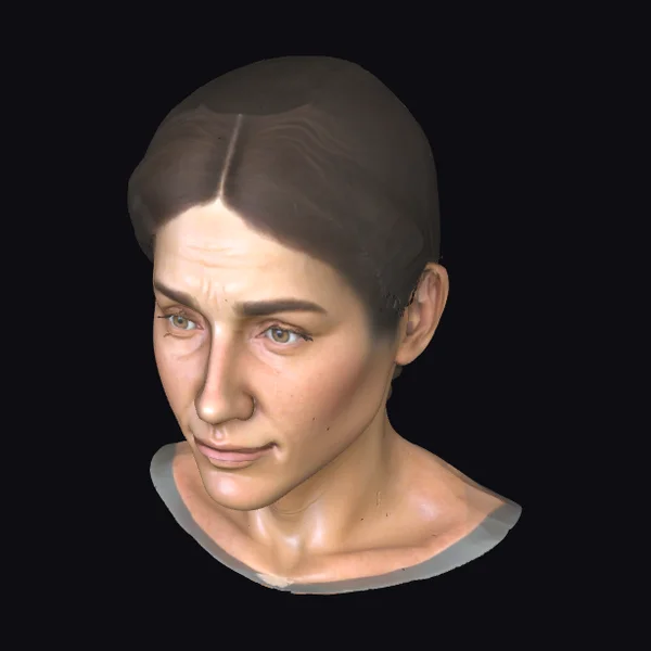 Serene Female Portrait Bust