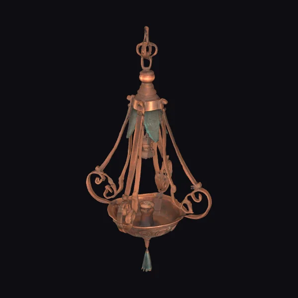 Copper Hanging Lantern