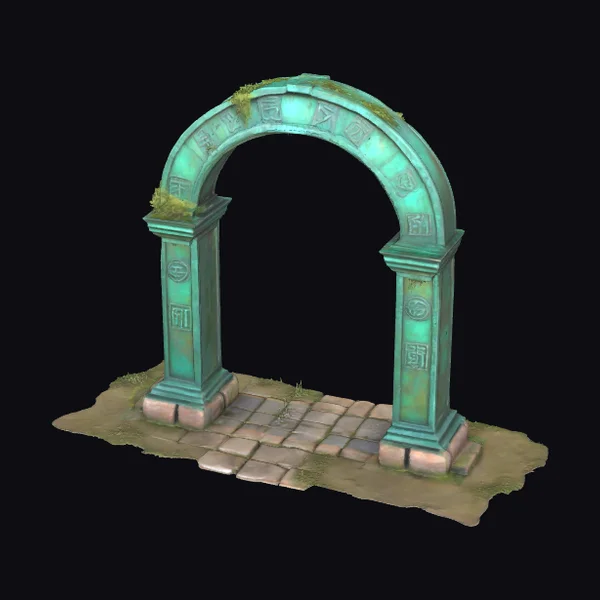 Ancient Copper Ceremonial Arch