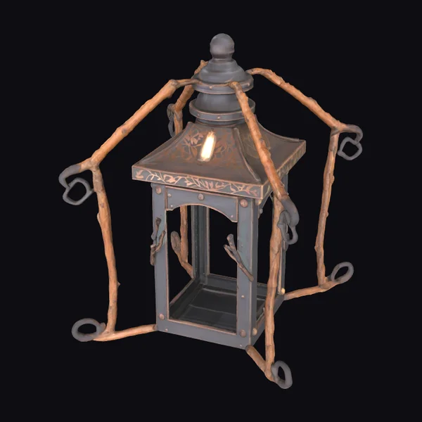 Rustic Metal Lantern