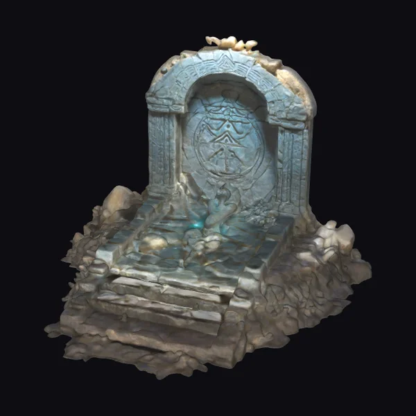 Ancient Monolithic Virgo Altar