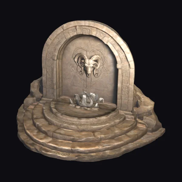 Zodiac Aries Stone Altar