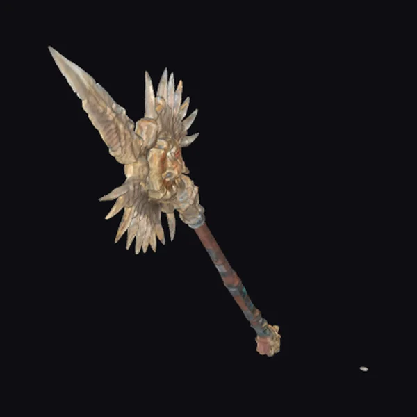 Ancient Crystal Tipped Spear