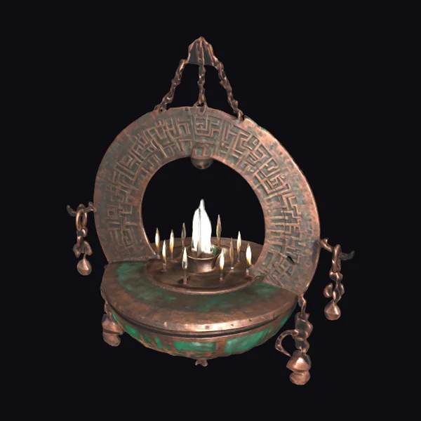 Ancient Inca Hanging Lamp