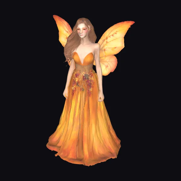 Autumn Fairy in Orange