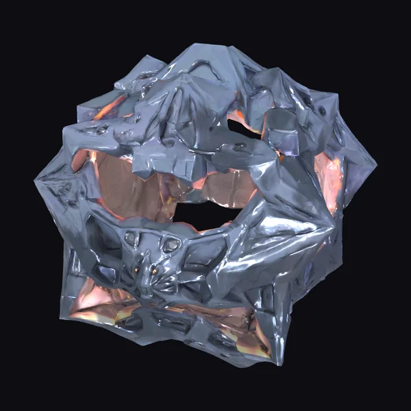 Glowing Metallic Chaos Entity