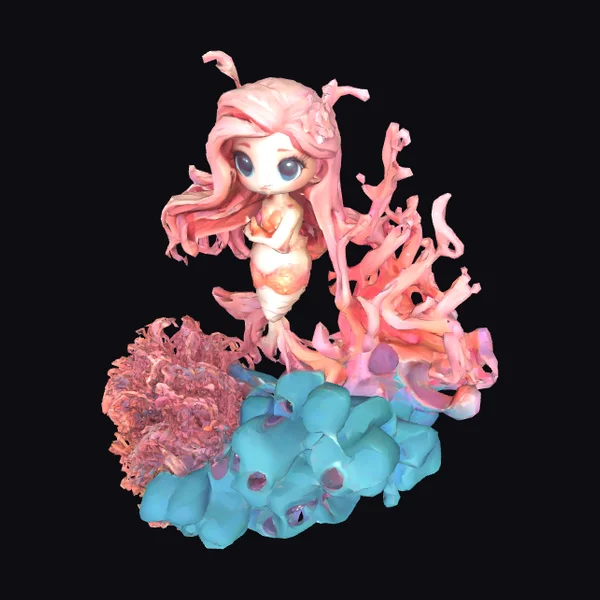 Coral Reef Mermaid Figurine