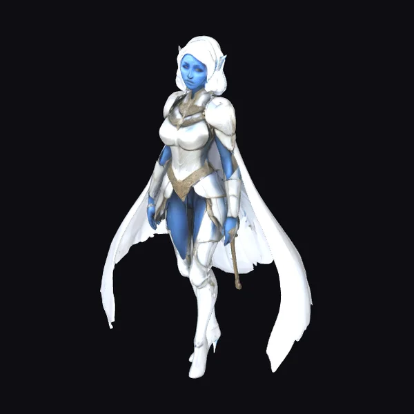 Elven Warrior in White
