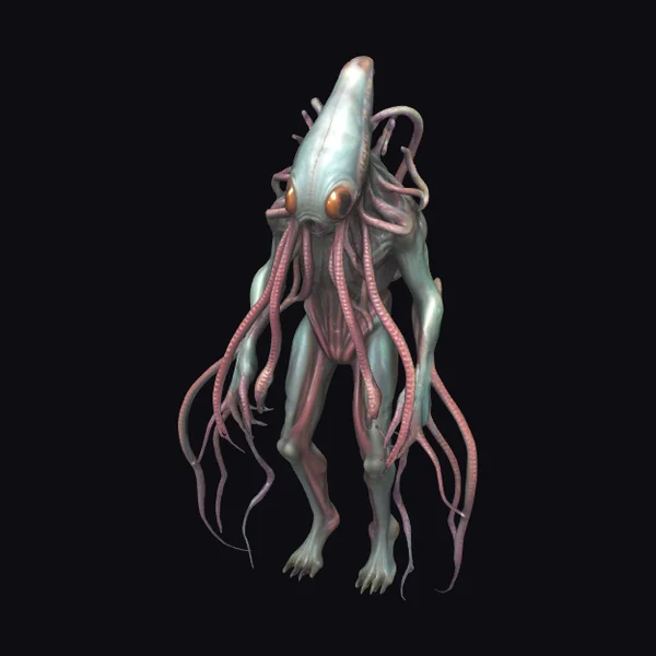 Tentacled Alien Creature