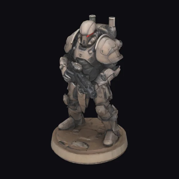 Armored Shock Trooper Figure