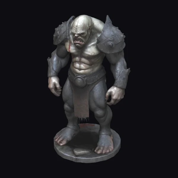 Muscular Cyclops Warrior