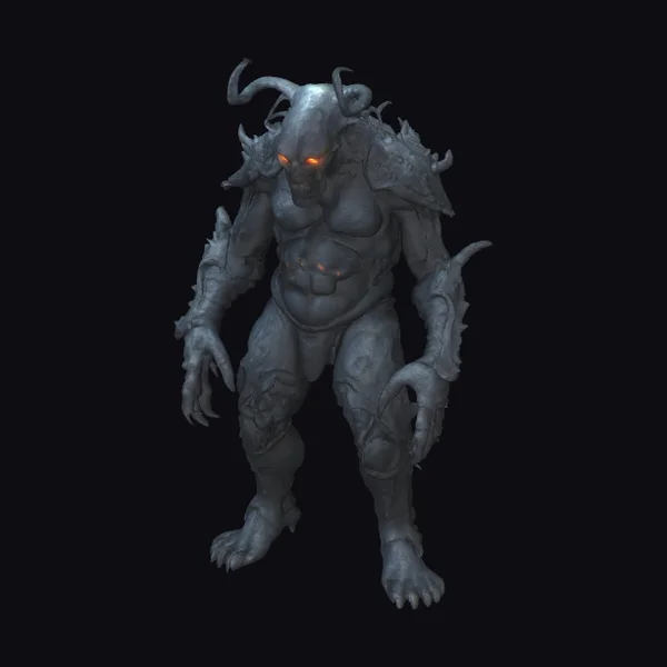 Dark Fantasy Cyclops Warrior