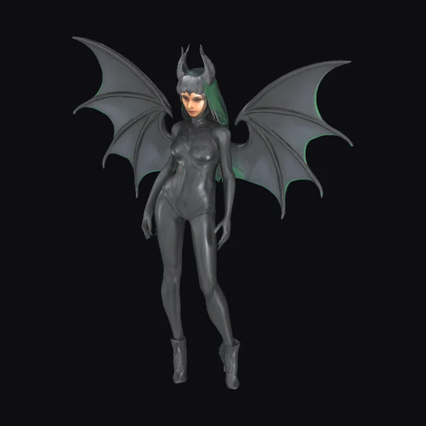 Female Cyborg Bat Doll