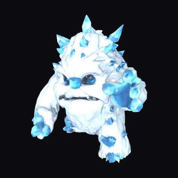 Cute Frost Yeti Golem