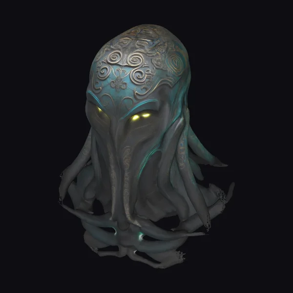 Tentacled Eldritch Head