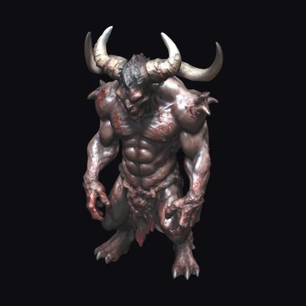 Giant Demonic Creature Figurine