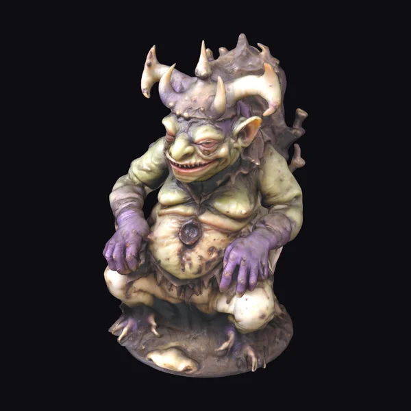 Grotesque Toad Goblin King
